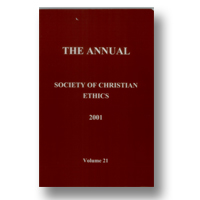 Cover of The Annual of the Society of Christian Ethics