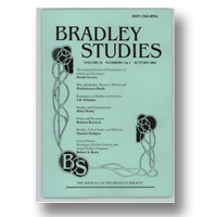 Cover of Bradley Studies