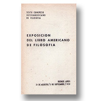 Cover of Exposición del libro americano de Filosofía
