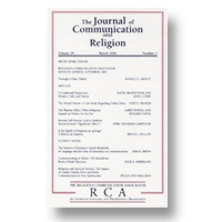 Cover of The Journal of Communication and Religion