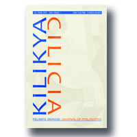 Cover of Kilikya Felsefe Dergisi / Cilicia Journal of Philosophy