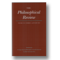 Cover of The Philosophical Review