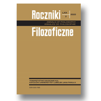 Cover of Roczniki Filozoficzne