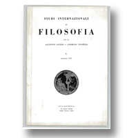 Cover of Studi Internazionali di Filosofia