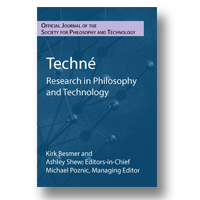 Cover of Techné: Research in Philosophy and Technology