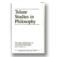 Cover of Tulane Studies in Philosophy