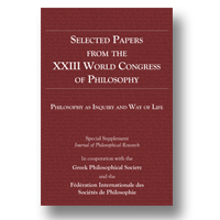 Cover of Selected Papers from the XXIII World Congress of Philosophy
