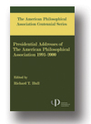 Cover of The American Philosophical Association Centennial Series