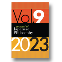 Cover of Journal of Japanese Philosophy
