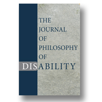 Cover of The Journal of Philosophy of Disability