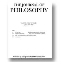 Cover of The Journal of Philosophy