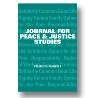 Cover of Journal for Peace and Justice Studies