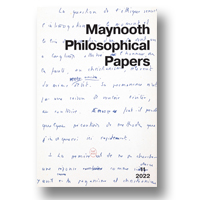 Cover of Maynooth Philosophical Papers