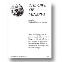 Cover of The Owl of Minerva