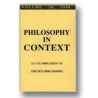 Cover of Philosophy in Context