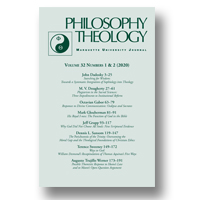 Cover of Philosophy and Theology