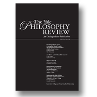 Cover of The Yale Philosophy Review