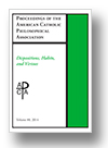 Cover of Dispositions, Habits, and Virtues