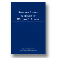 Cover of Selected Papers in Honor of William P. Alston