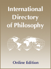 Cover of International Directory of Philosophy