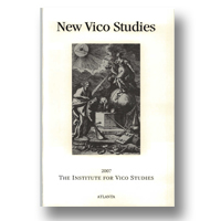 Cover of New Vico Studies