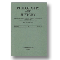 Cover of Philosophy and History