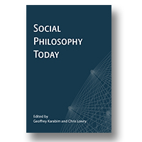 Cover of Social Philosophy Today